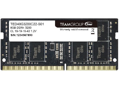 Team Group 8GB DDR4 3200 TEAM ELITE SODIM