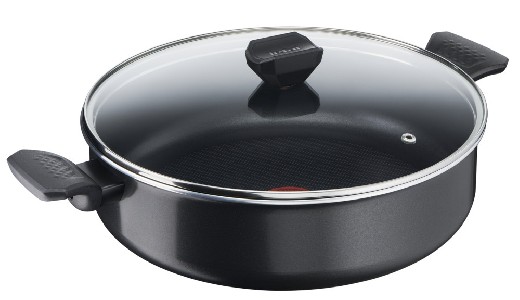 Tefal B5677253, Simply Clean Shallowpan 28 with lid