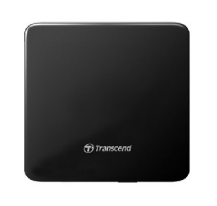 Transcend 8X DVD, Slim Type, USB (Black), 13.9mm Thickness