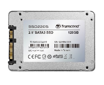 Transcend 120GB, 2.5" SSD 220S, SATA3