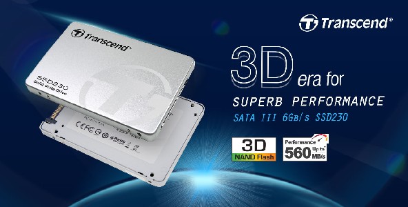 Transcend 512GB, 2.5"SSD 230S, SATA3, 3D TLC, Aluminum case