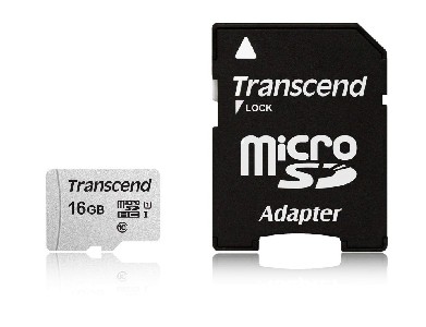 Transcend 16GB UHS-I U1 microSD with Adapter