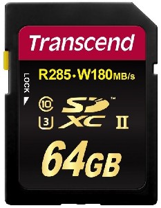 Transcend 64GB SDXC Class3 UHS-II Card