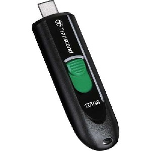 Transcend 128GB, USB3.2, Pen Drive, Type-C, Capless, Black