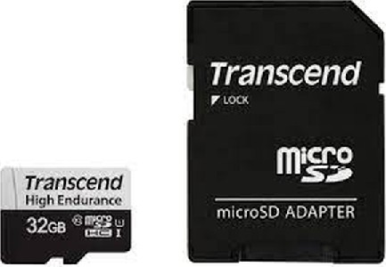 Transcend 32GB microSD w/ adapter U1, High Endurance