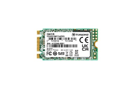 Transcend 500GB, M.2 2242 SSD, SATA3 B+M Key, TLC