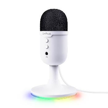 TRUST GXT234W Yunix, USB Microphone, White