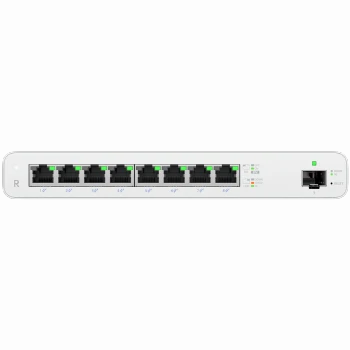 (8) GbE RJ45 ports with 27V passive PoE output Router