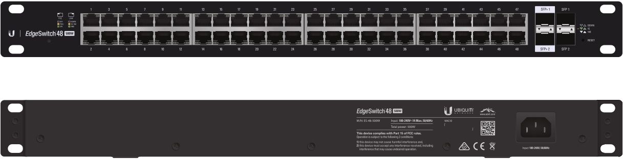 Комутатор Ubiquiti EdgeSwitch ES-48-500W 48 port