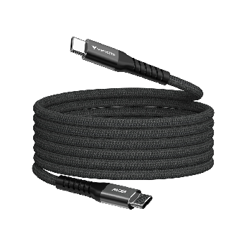 Verbatim Sync& Charge USB-C to USB-C 60W Magnetic 120 cm - Black