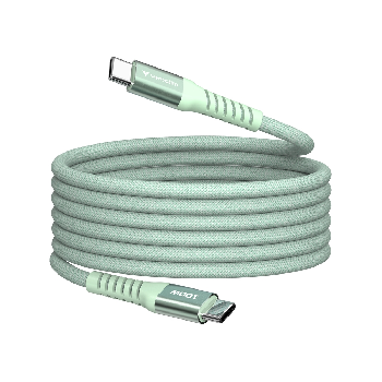 Verbatim Sync& Charge USB-C to USB-C 100W Magnetic 120 cm - Green