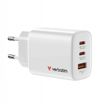 Verbatim Essentials GaN Charger 65W EU plug White