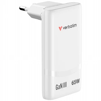 Verbatim Fold 'n'Go GaN Charger 65W EU plug White
