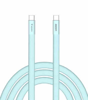Verbatim Sync & Charge SoftTouch USB-C to C cable 100W 120 cm - Blue
