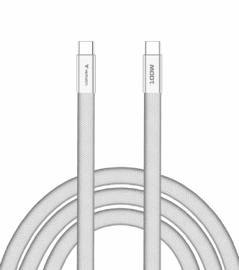 Verbatim Sync & Charge SoftTouch USB-C to C cable 100W 120 cm - White