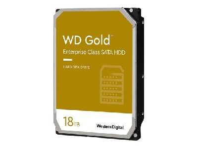 WD Gold 18TB HDD 7200rpm 6Gb/s sATA 512MB