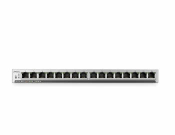 ZyXEL GS1100-16EPS Slimline Unmanaged + PoE+ 135W 16 port Gigabit Unmanaged